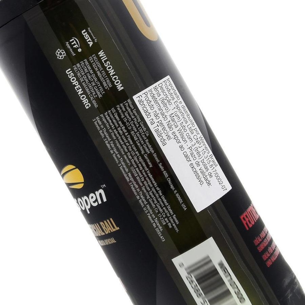Imagem 2 do produto Bola de Tênis Wilson US Open Regular Duty - 3 Unidades
