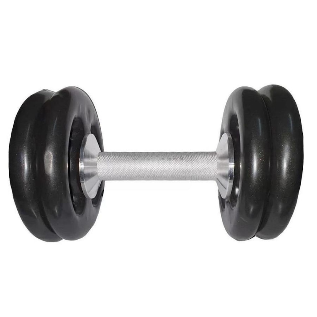 Imagem 2 do produto Dumbell IBJ Plastificado - 16Kg