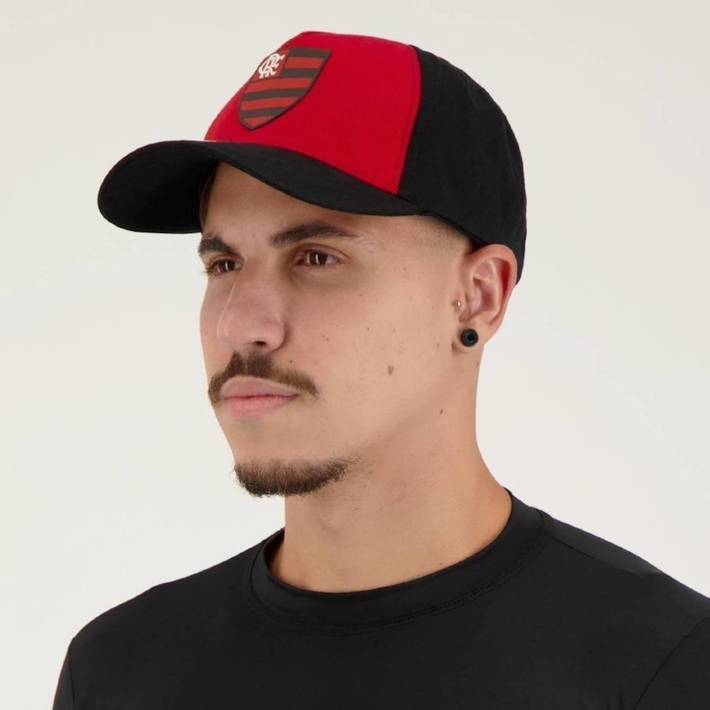 Imagem 2 do produto BONÉ ABA CURVA FUTFANATICS FLAMENGO ESCUDO - SNAPBACK - ADULTO