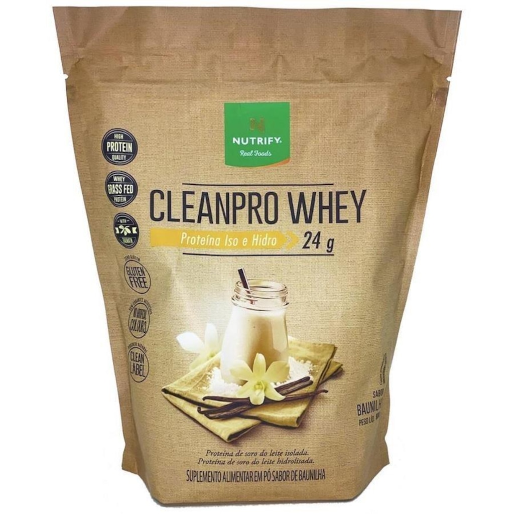 Whey Protein Nutrify CleanPro - Baunilha - 900g - Foto 1