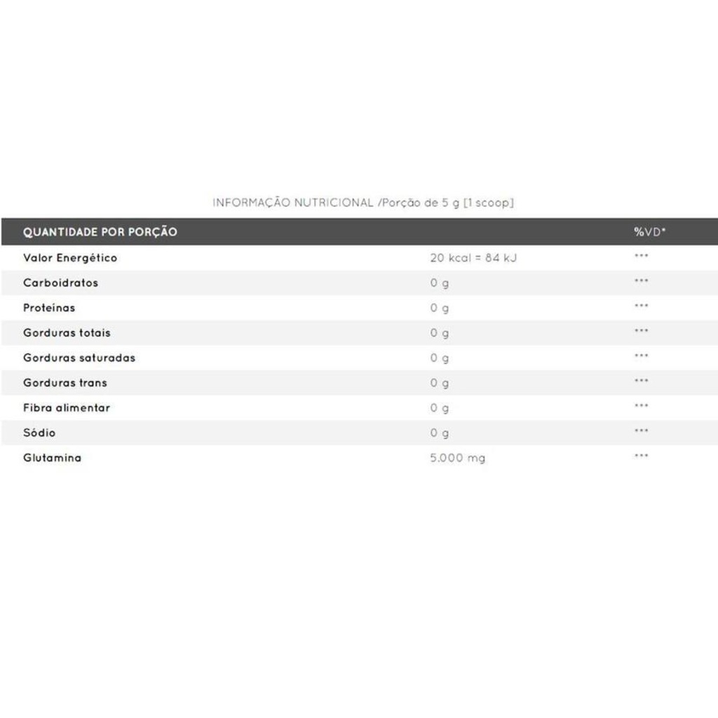 Glutamina Isolado 100% Clean Label Nutrify - 500g - Foto 2