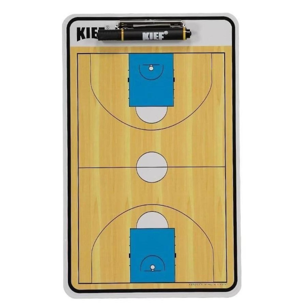 Imagem 1 do produto Prancheta Tática Kief Dupla Face de Basquete