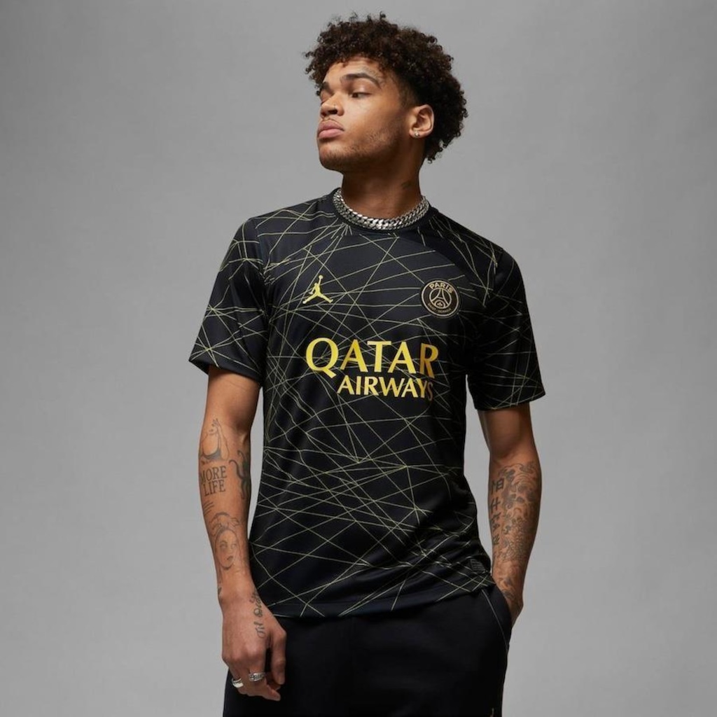 Camisa PSG IV 23/24 Nike Torcedor Pro - Masculina - Foto 1