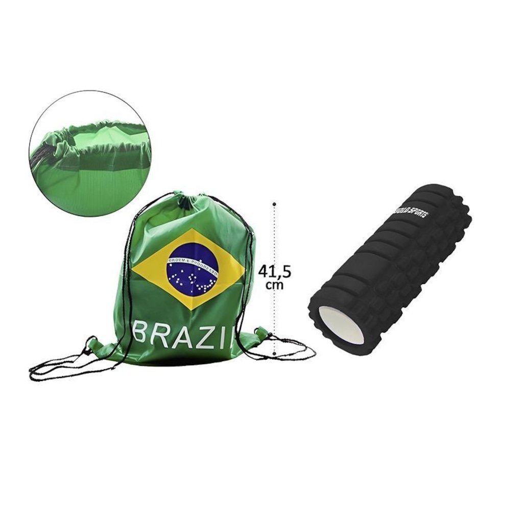 Imagem 2 do produto Rolo de Liberação Microfascial Gold Sports Pro II Yoga + Mochila do Brasil