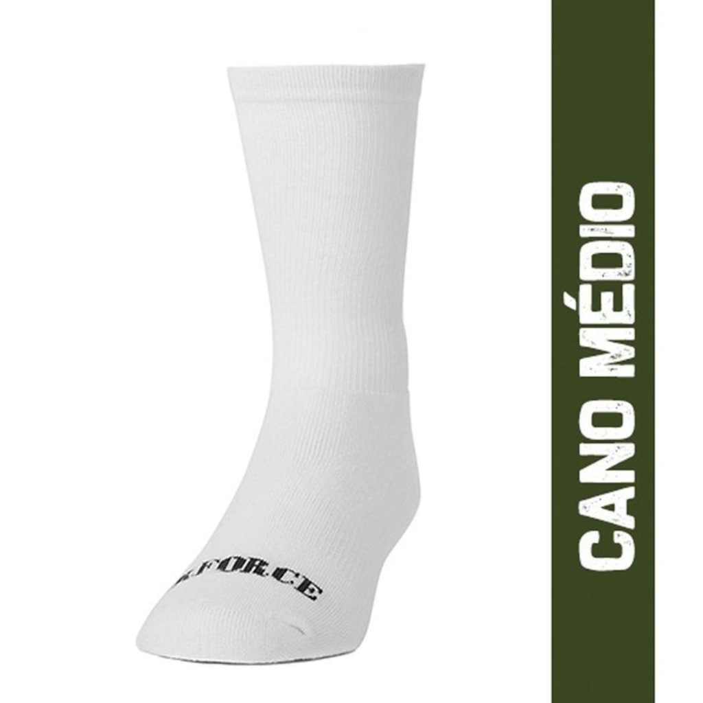 Meia Tática Cano Médio BR Force Combate - Adulto