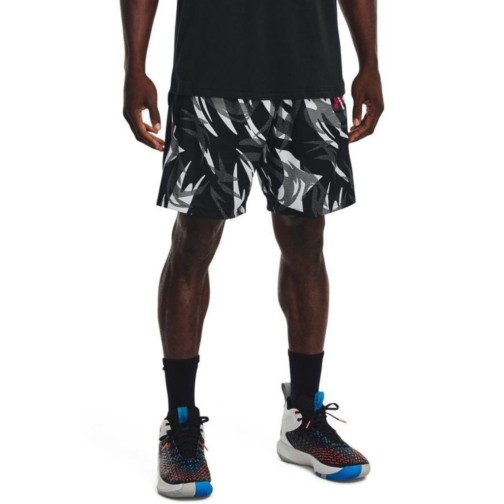 Shorts Under Armour Baseline 10 Print - Masculino - Foto 1