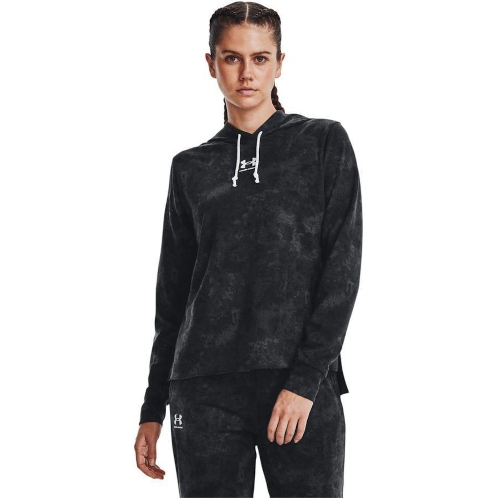 Imagem 1 do produto Blusão de Moletom Under Armour Rival Terry Print - Feminino