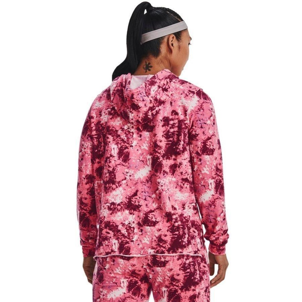 Imagem 2 do produto Blusão de Moletom Under Armour Rival Terry Print - Feminino