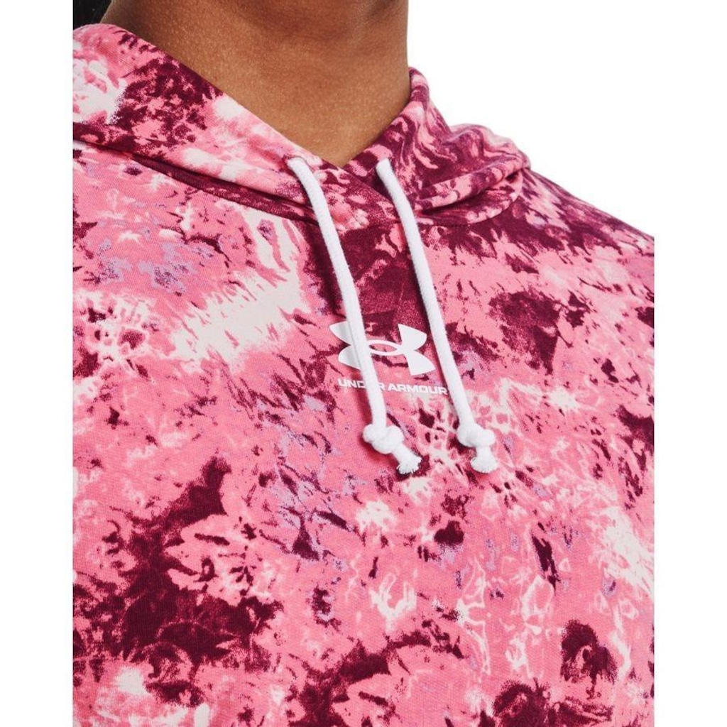 Imagem 3 do produto Blusão de Moletom Under Armour Rival Terry Print - Feminino