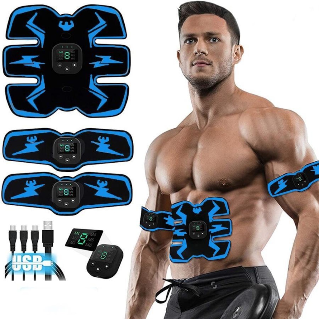 Imagem 2 do produto Tonificador Gold Sports Total Shape Turbo Usb Estimulador