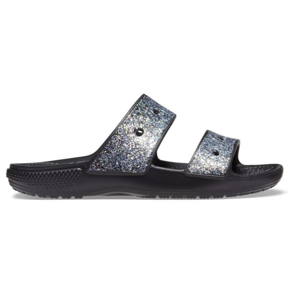 Imagem 2 do produto Chinelo Slide Crocs Classic Glitter Sandal K - Infantil