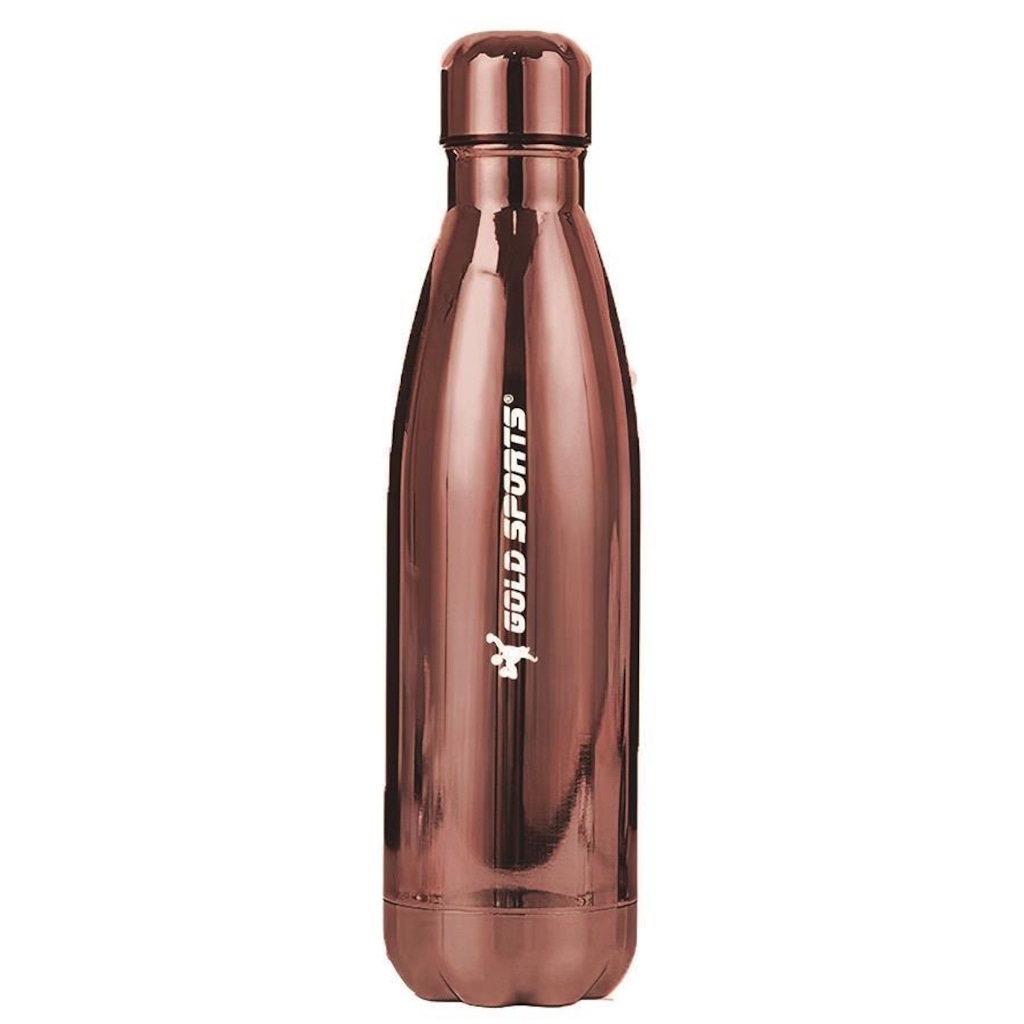 Garrafa Térmica Gold Sports Brass em Aço Inoxidável - 500ml