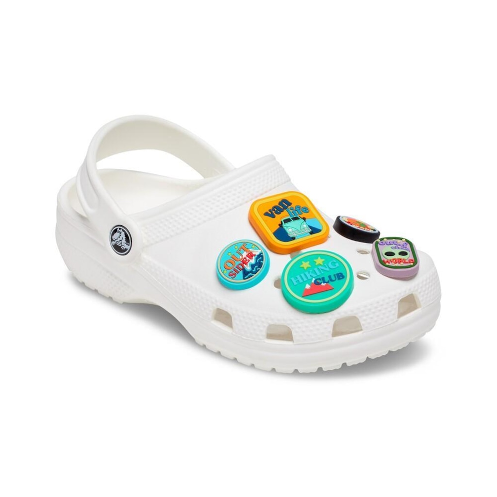 Imagem 2 do produto Kit de Acessórios para Sandália Crocs Jibbitz Patch Aventura - 5 Unds