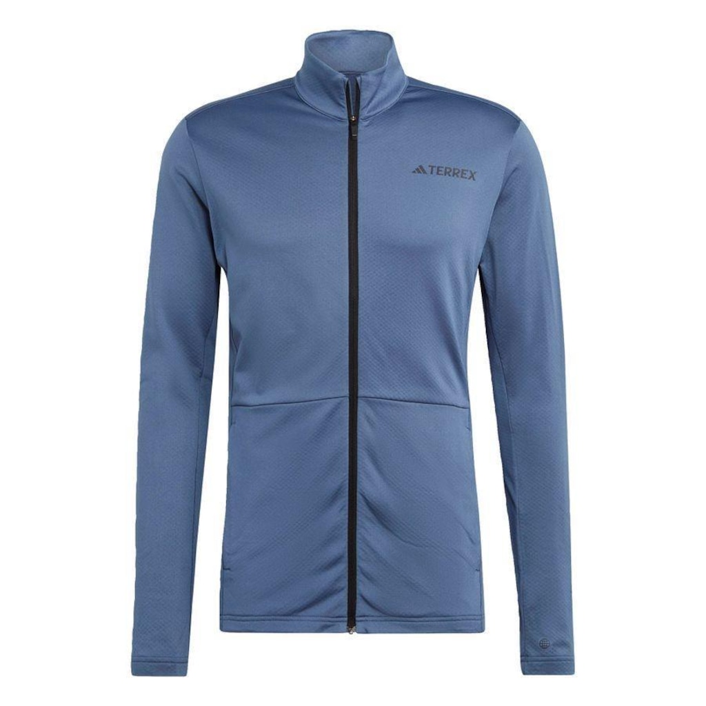 Jaqueta sem Capuz adidas Terrex Multi Full-Zip Fleece - Masculina - Foto 1