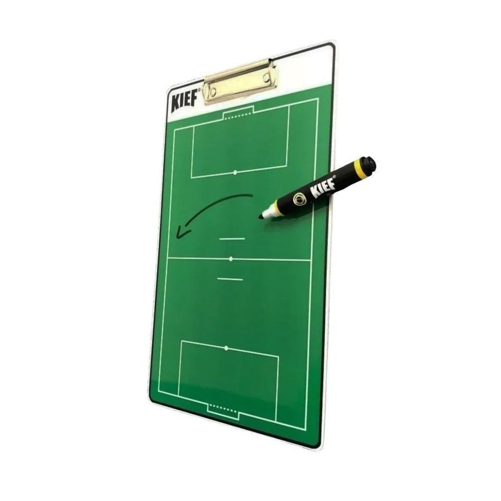 Prancheta Tática Kief Dupla Face de Futebol Society