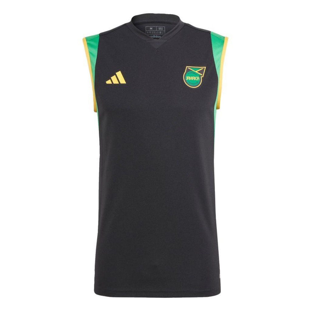 Camisa adidas Jamaica Tiro 23 sem Mangas - Masculina - Foto 1