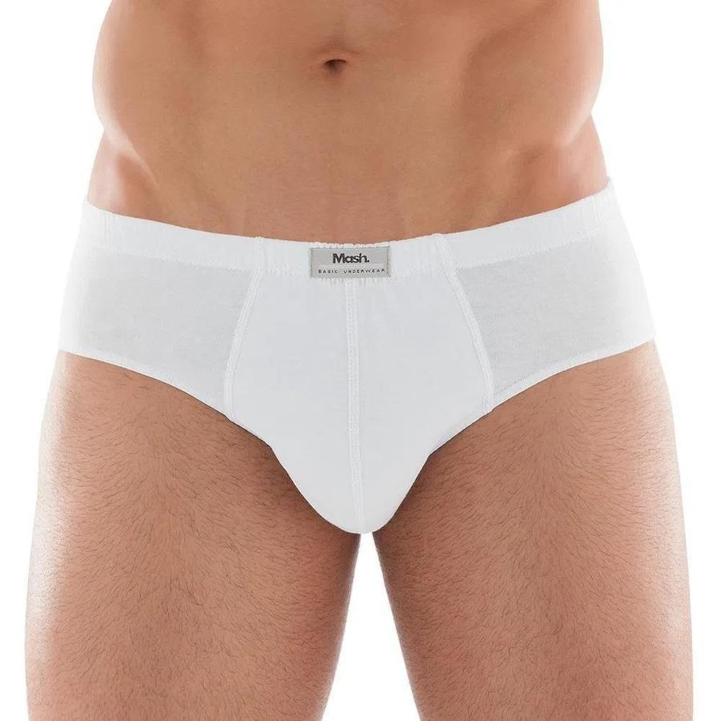 Imagem 3 do produto Cueca Slip Mash Algodão Lisa - Adulto