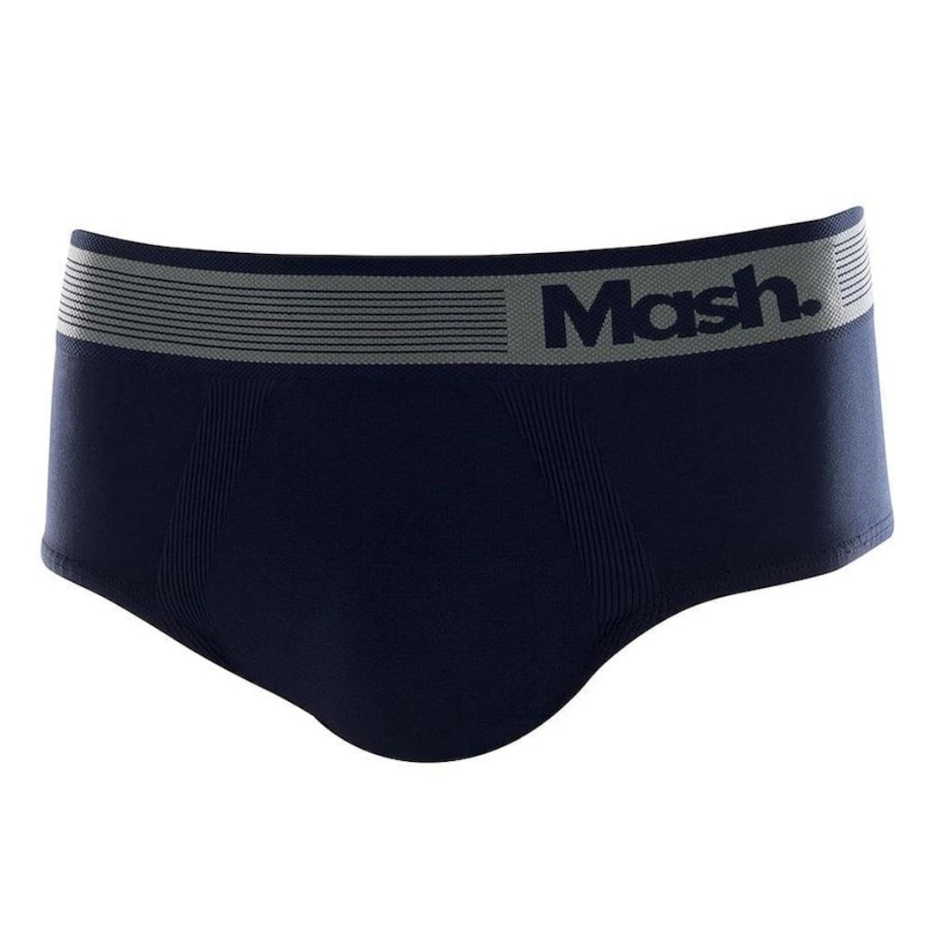 Cueca Slip Mash Microfibra sem Costura - Adulto