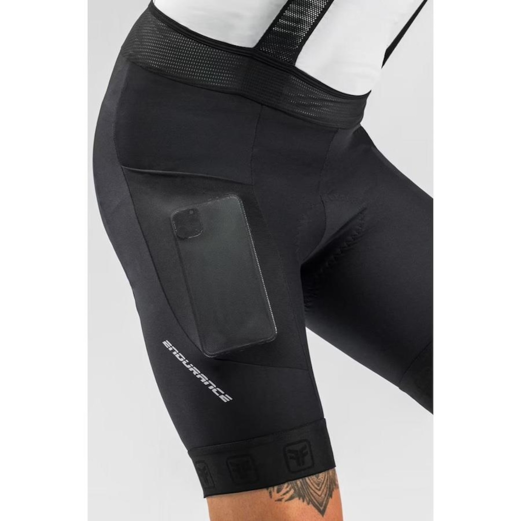 Imagem 4 do produto Bretelle de Ciclismo Free Force Endurance Gel + Meia Cano Médio ERT 38 a 42 - Masculino