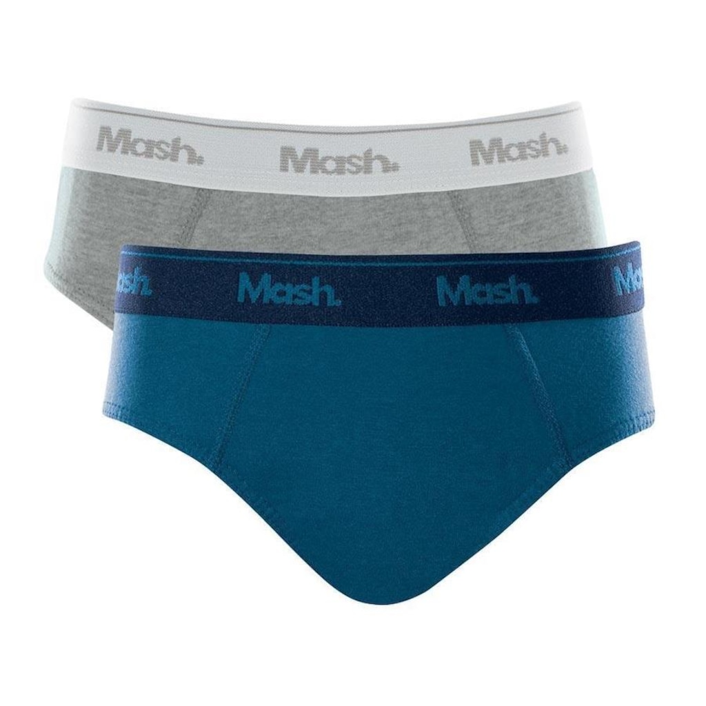 Kit de Cuecas Slip Mash Algodão - 2 Unidades - Infantil