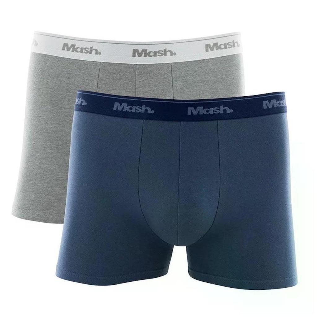 Kit 2 Cueca Mash Boxer Cotton Masculina