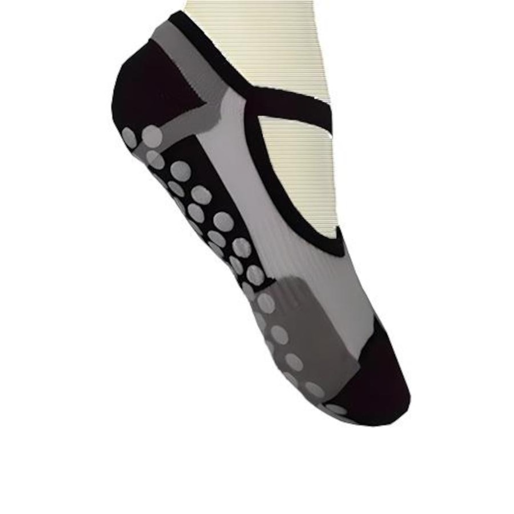 Sapatilha para Pilates Gold Sports Aberta Anti-Derrapante - Adulto