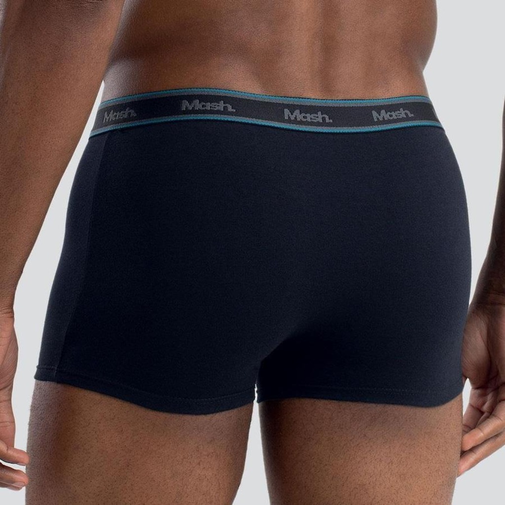 Imagem 2 do produto Kit de Cuecas Boxer Mash Algodão Elástico - 3 Unidades - Masculina