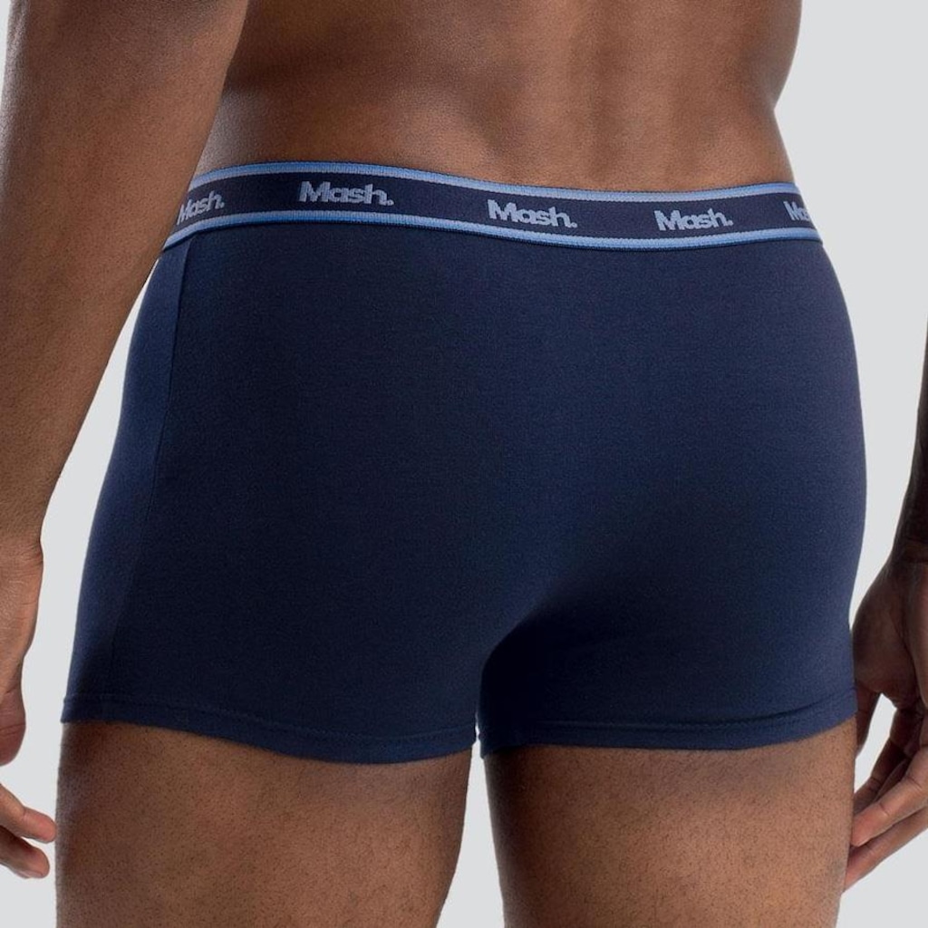 Imagem 3 do produto Kit de Cuecas Boxer Mash Algodão Elástico - 3 Unidades - Masculina