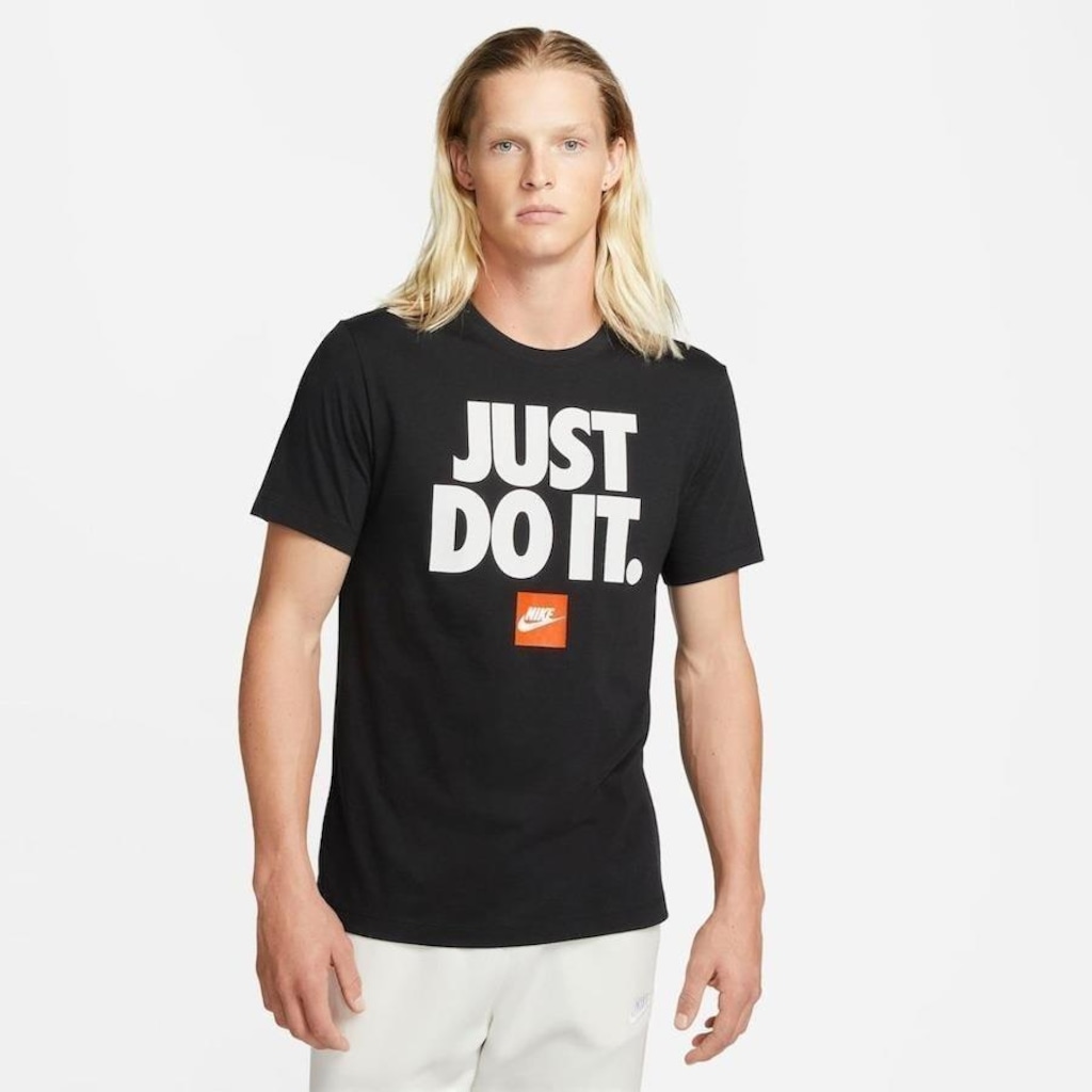 Camiseta Nike Sportswear Fran "Just Do It" Verbiage - Masculina - Foto 1