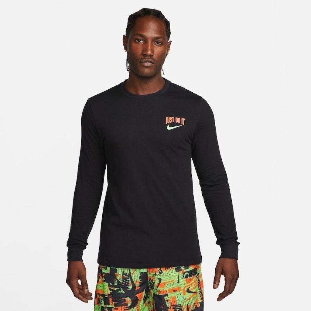 Camiseta Nike SSNL EXP Manga Longa - Masculina - Foto 1