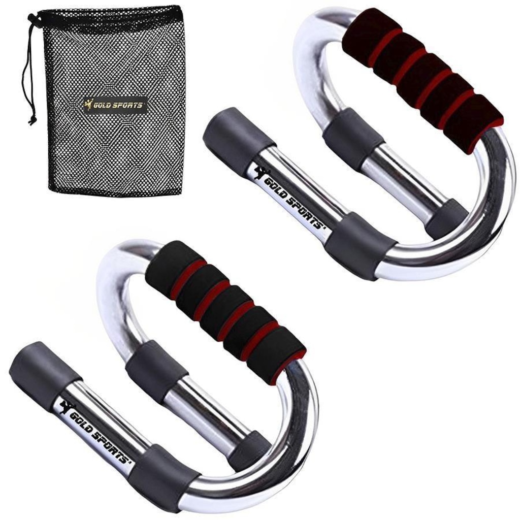 Imagem 4 do produto Apoio para Flexão Gold Sports Power Ii - Par