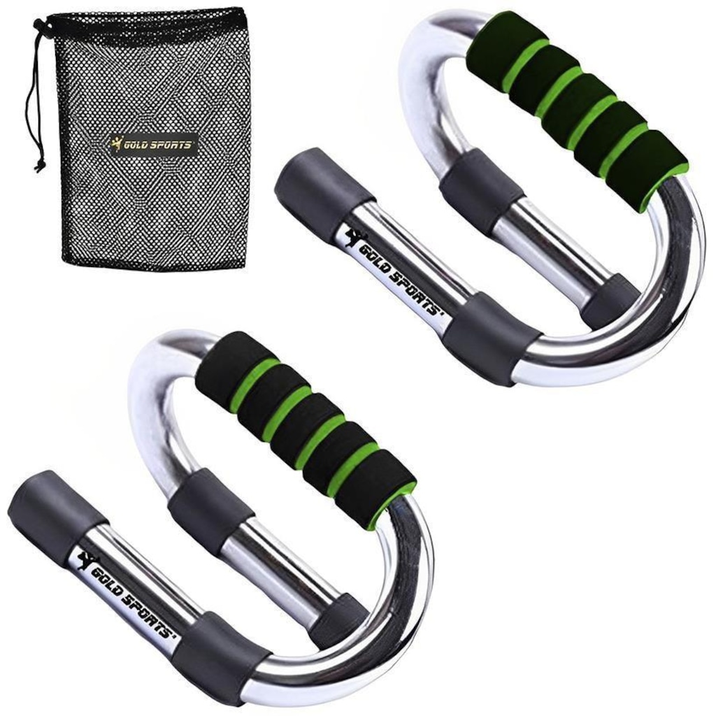 Imagem 2 do produto Apoio para Flexão Gold Sports Power Ii - Par