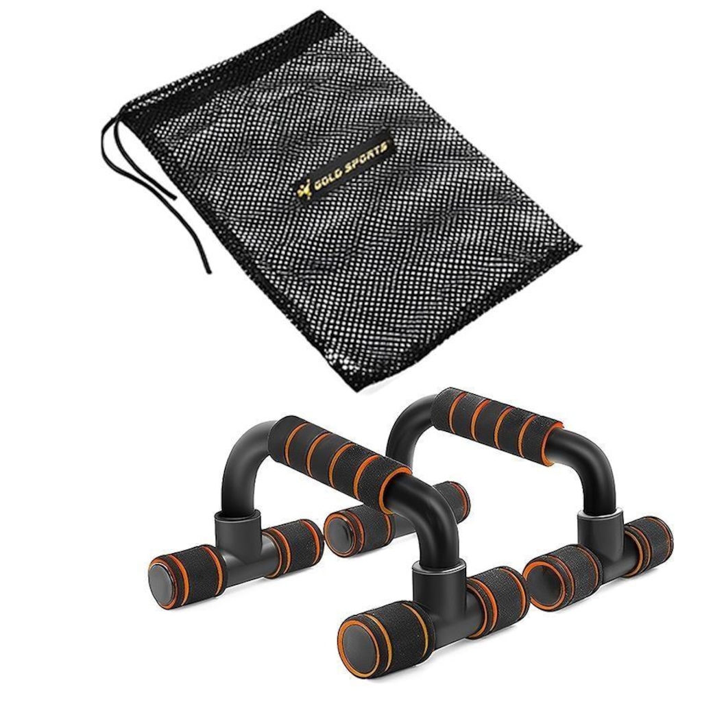 Imagem 3 do produto Apoio para Flexão Gold Sports Pro Ii - Par + Mesh Bag