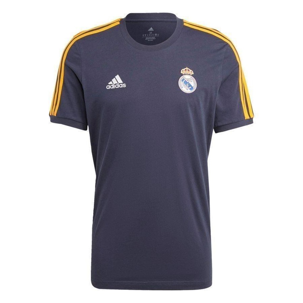 Camiseta do Real Madrid 3-Stripes adidas - Masculina - Foto 1
