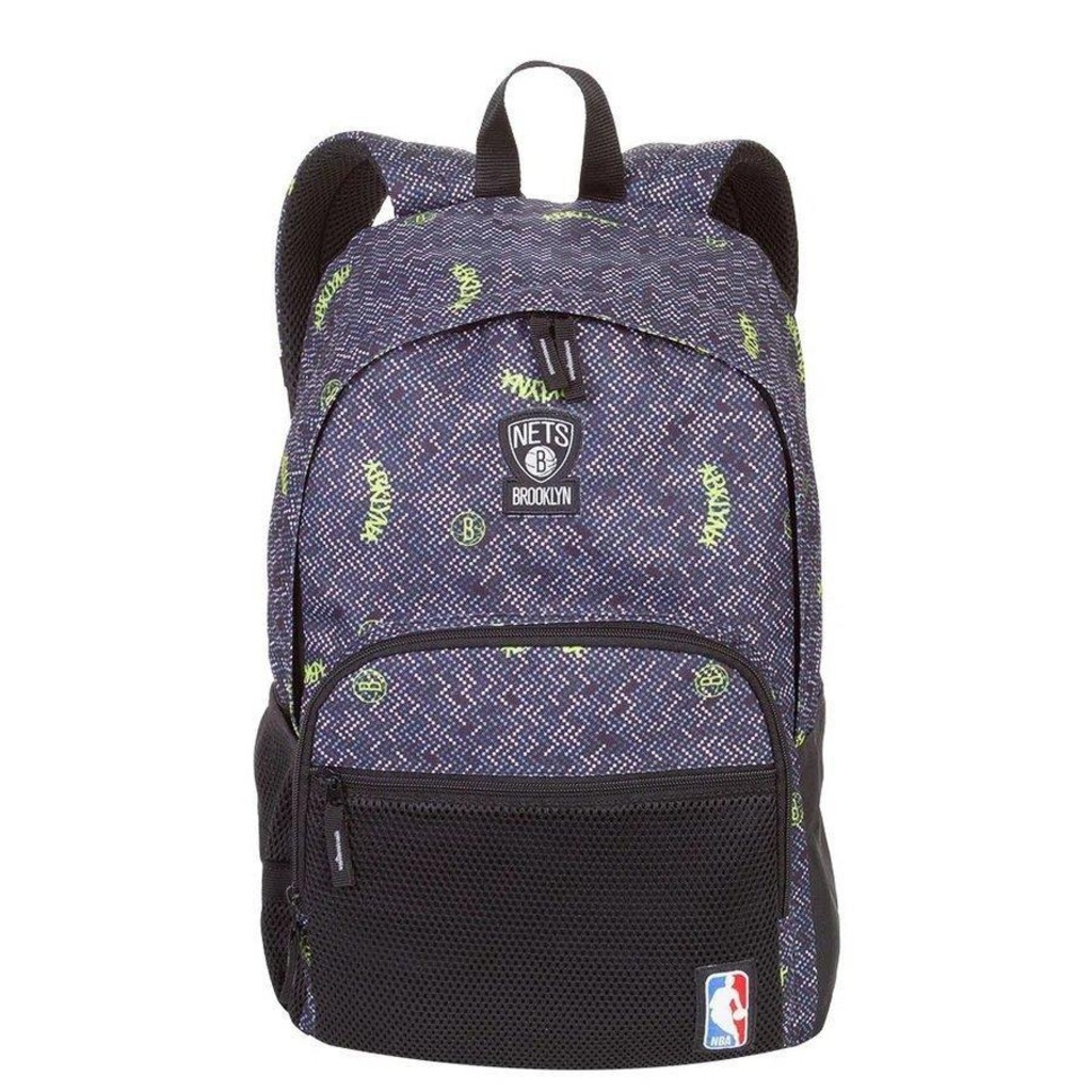 Mochila NBA Grande Brooklyn Nets Legend - 24,84 Litros - Foto 1