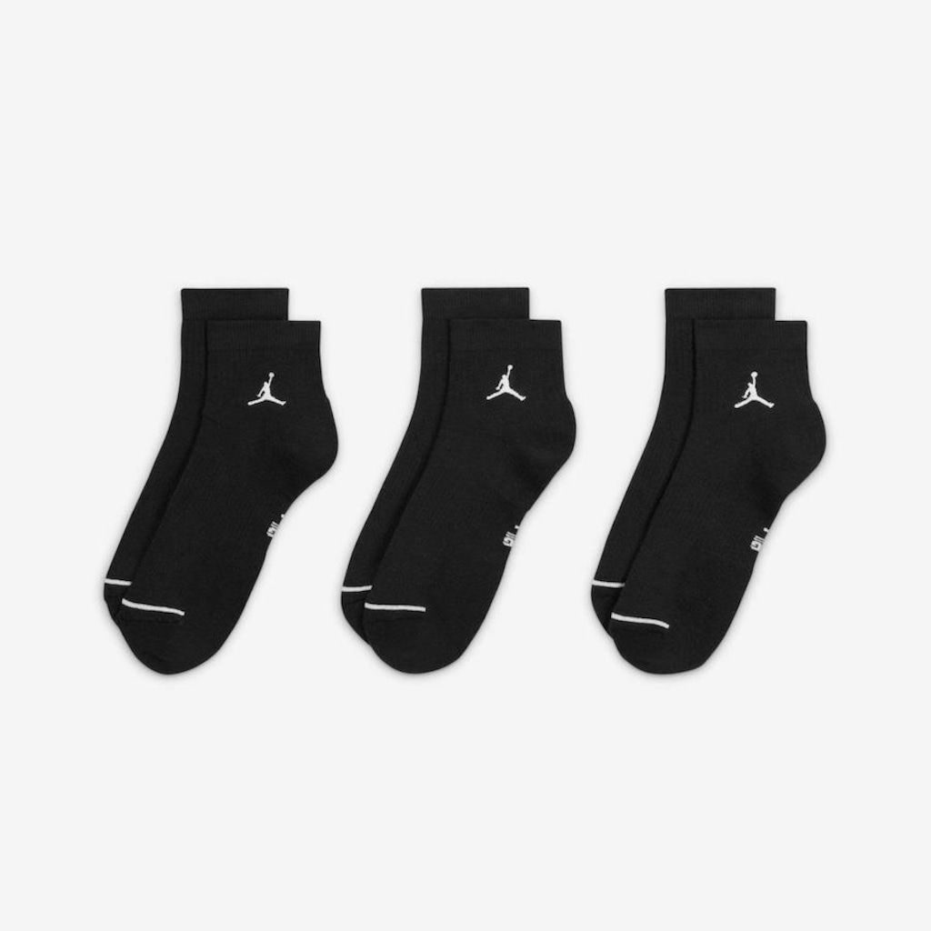 Imagem 2 do produto Kit de Meias Cano Médio Jordan Everyday - 3 Pares - Adulto