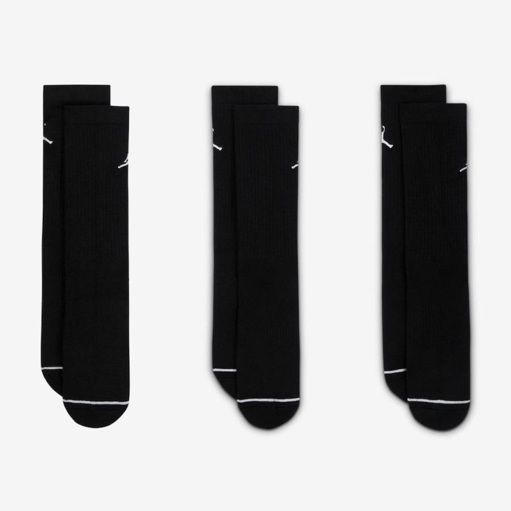 Imagem 2 do produto Kit de Meias Cano Alto Jordan Everyday - 3 Pares - Adulto