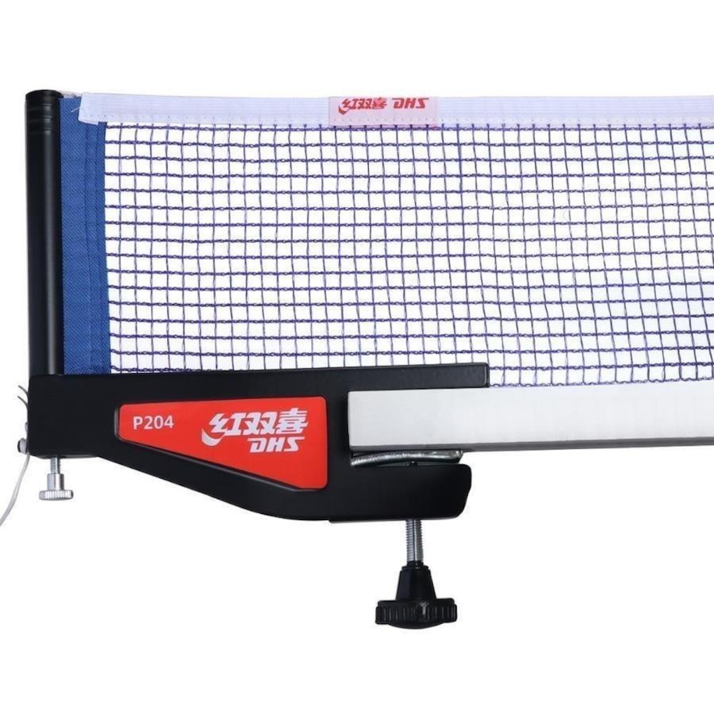 Imagem 2 do produto Rede de Tênis de Mesa Dhs P204 com Suporte Sistema Rosca
