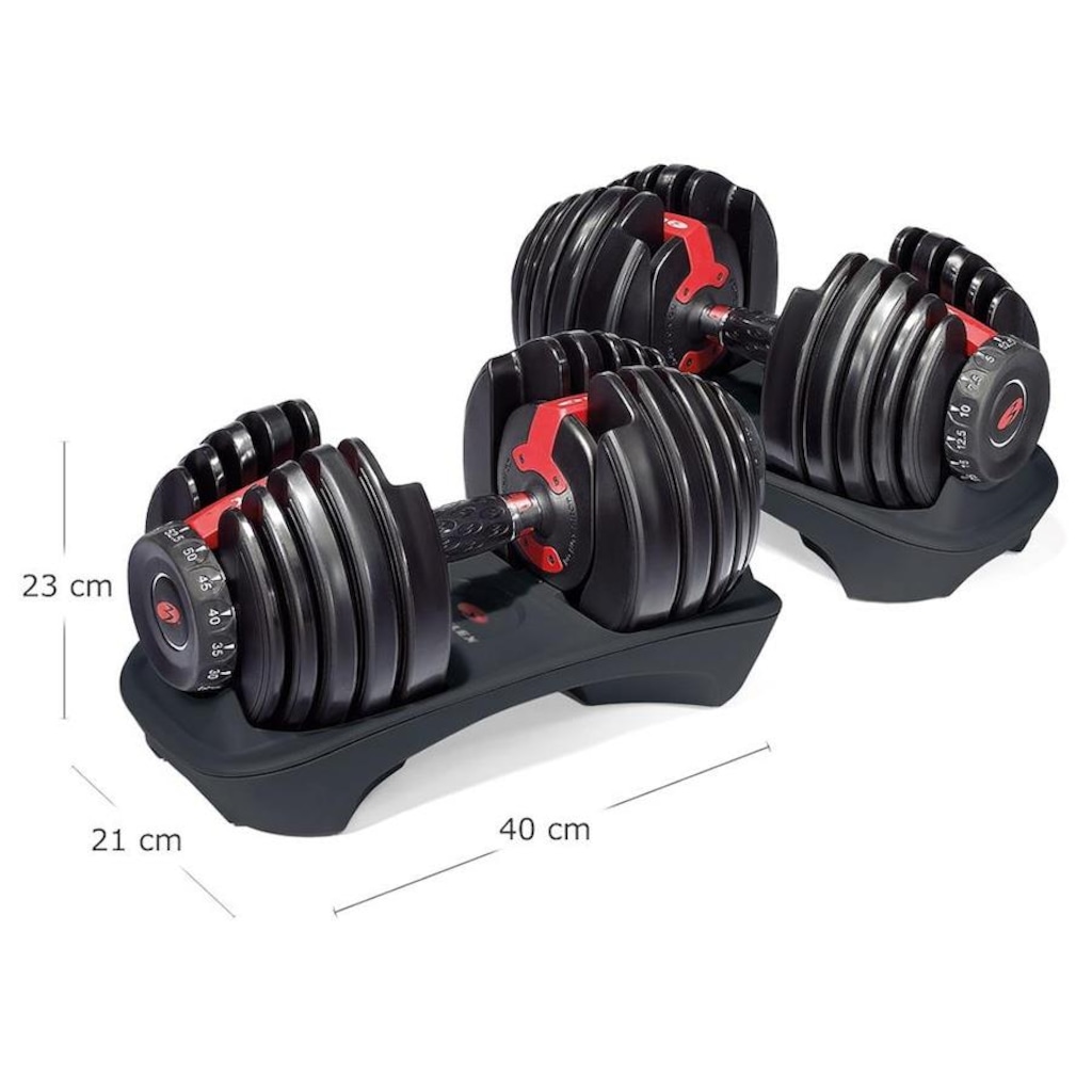 Imagem 5 do produto Par de Halter Regulável Bowflex Selecttech 552 2kg A 23,5 Kg