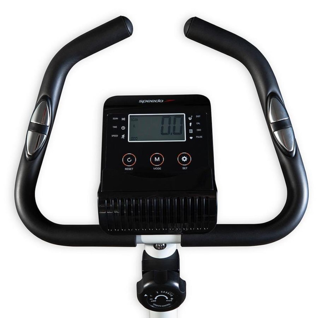 Imagem 2 do produto Bicicleta Ergométrica Speedo B103 Magnética 8 Níveis de Resistência Painel LCD completo