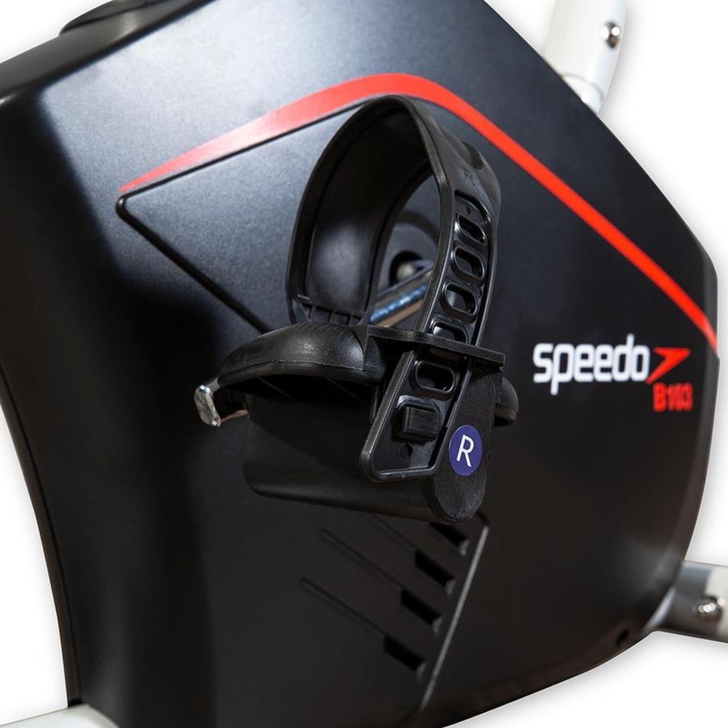 Imagem 3 do produto Bicicleta Ergométrica Speedo B103 Magnética 8 Níveis de Resistência Painel LCD completo