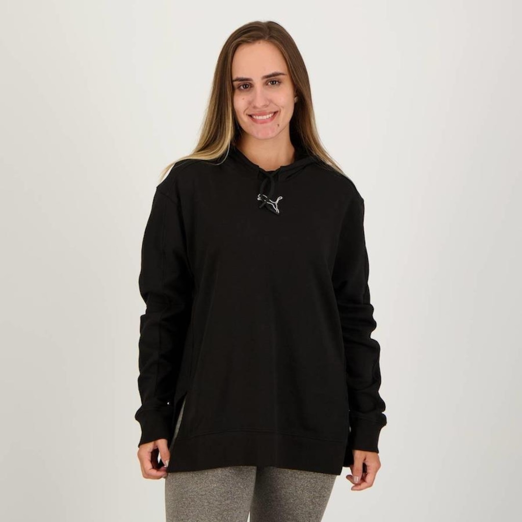 Blusão de Moletom Puma Her Hoodie TR- Feminino - Foto 1