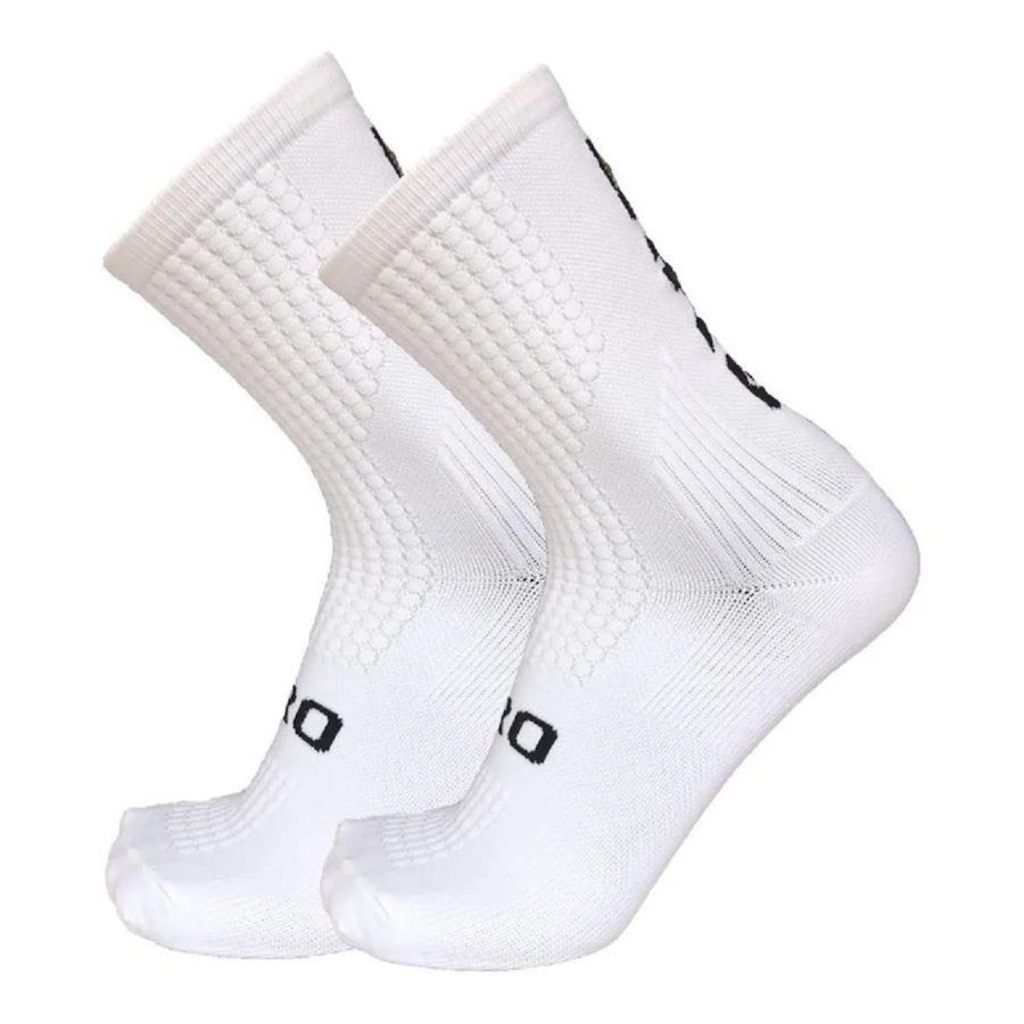 Meia de Compressão Giro Ciclismo Bike Corrida Triátlon - Adulto - Foto 1