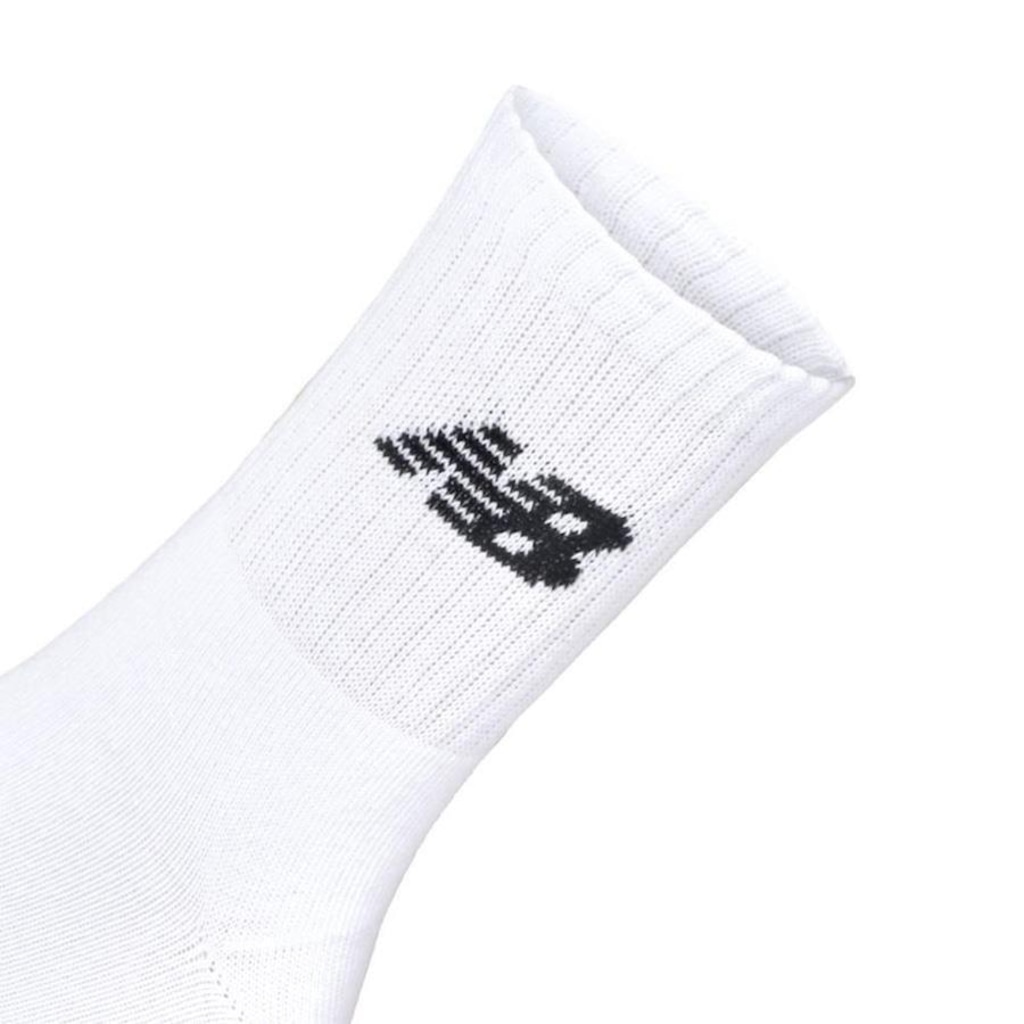 Kit Meias New Balance Lifestyle Basic Com 3 Pares - 39 A 42 - Masculina