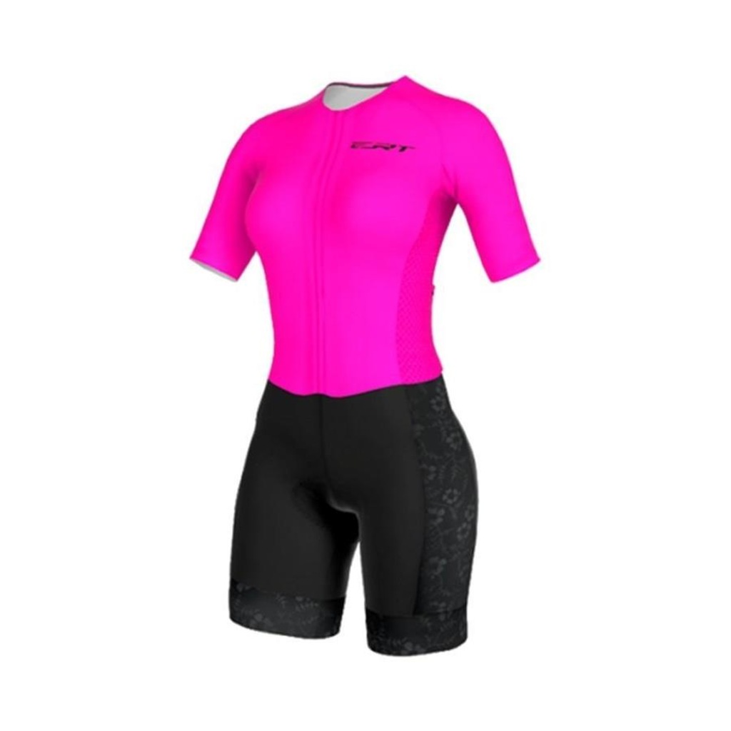 Macaquinho de Ciclismo ERT New Elite Tech Gel - Feminino - Foto 1