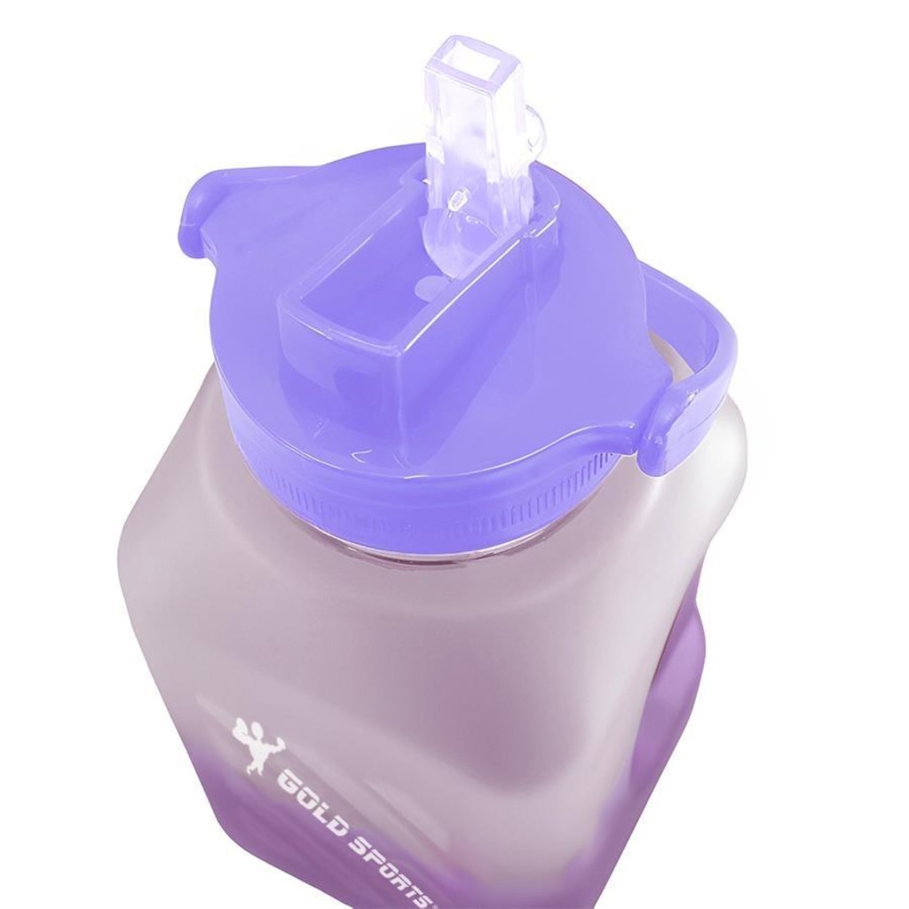 Imagem 3 do produto Garrafa Squeeze Gold Sports Cubo Emborrachada - 1Litro