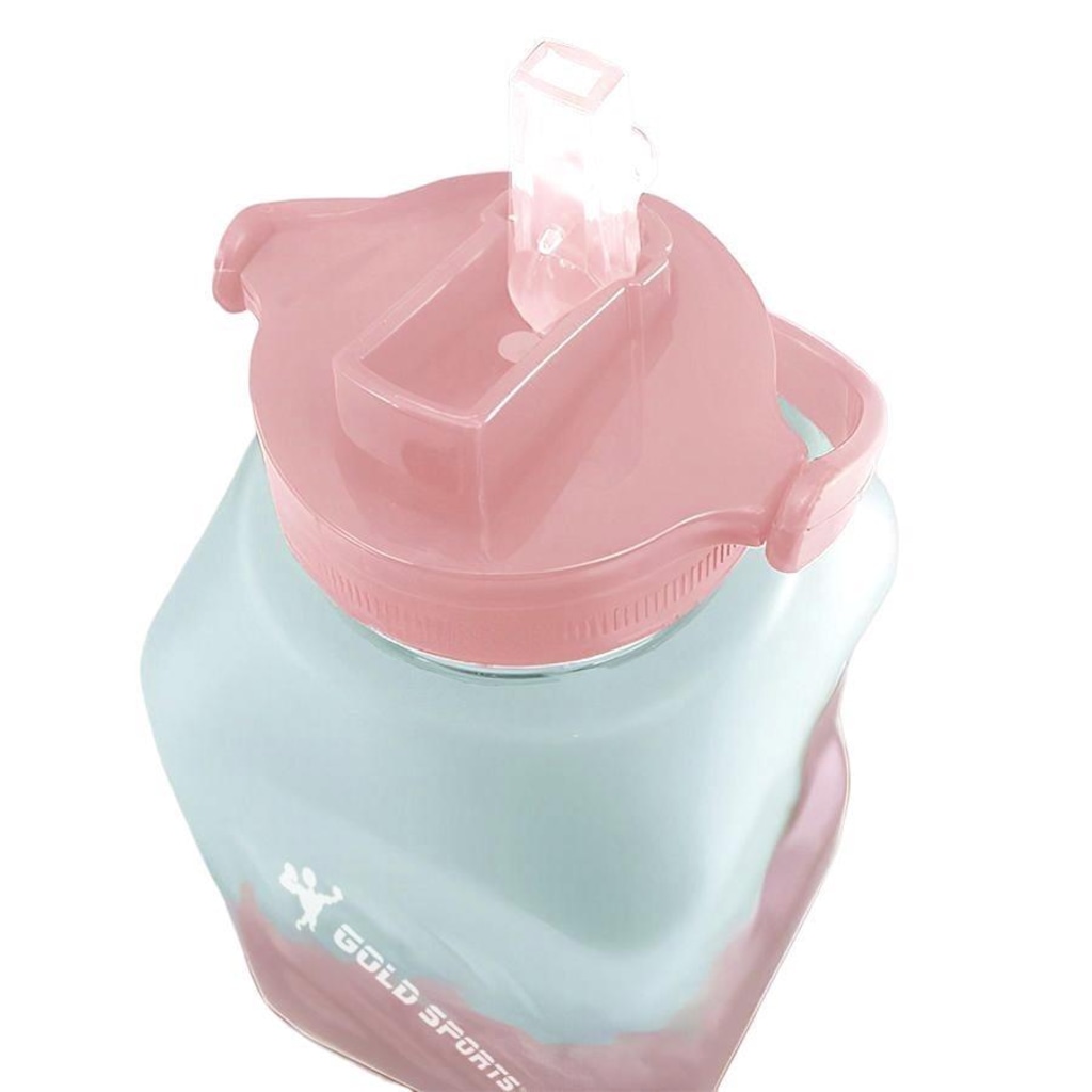 Imagem 3 do produto Garrafa Squeeze Gold Sports Cubo Emborrachada - 1Litro