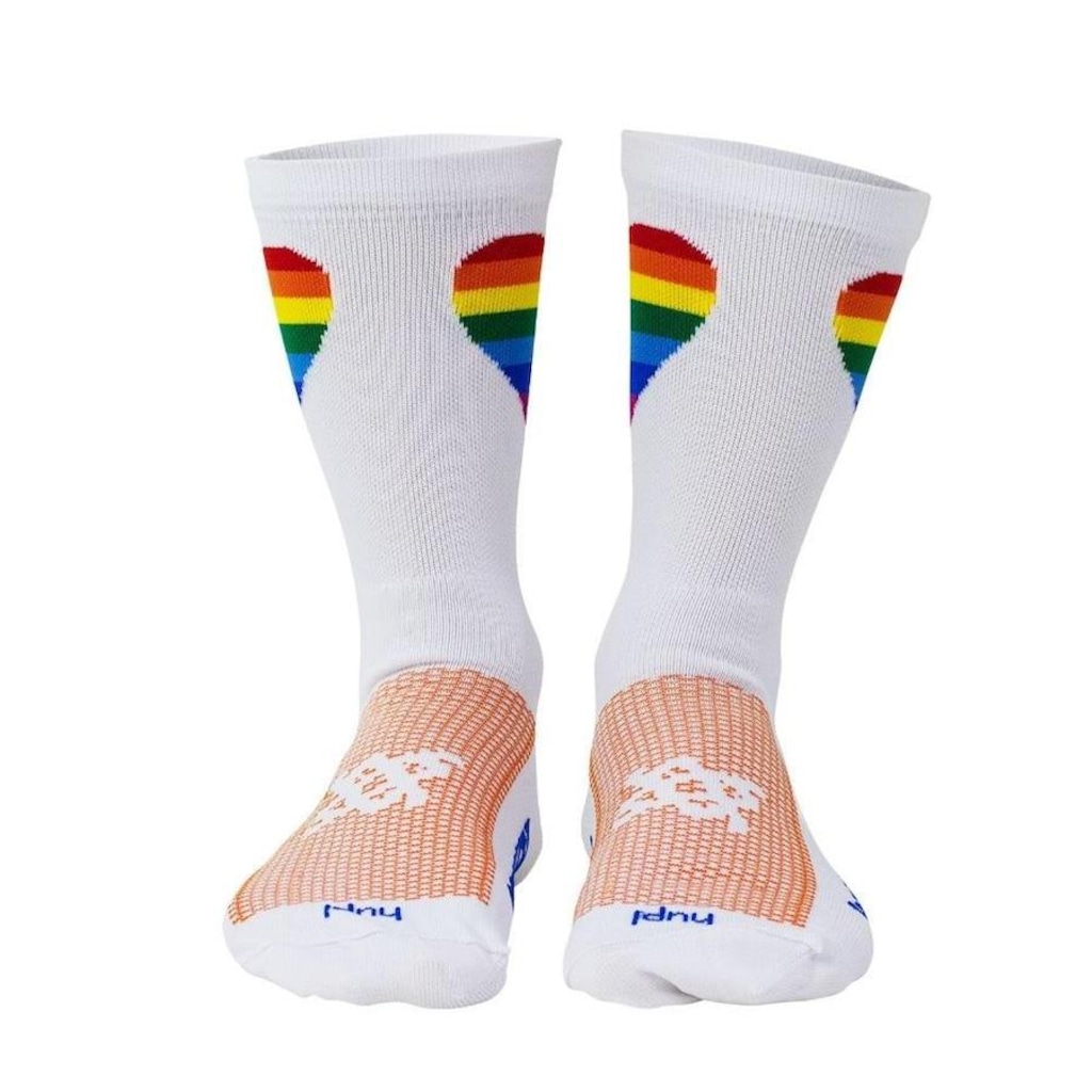 Imagem 2 do produto Meia Cano Médio HUPI Colorful Heart 34 ao 38 - Adulto