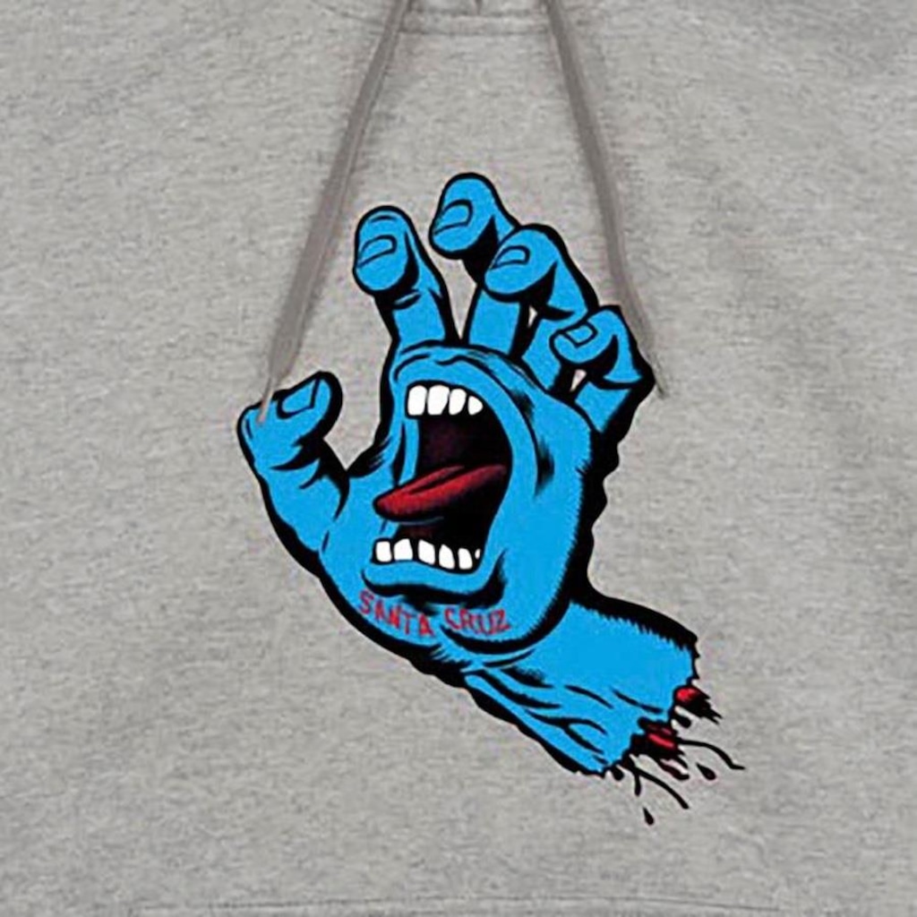 Imagem 2 do produto Blusão de Moletom com Capuz Santa Cruz Screaming Hand Front - Masculino
