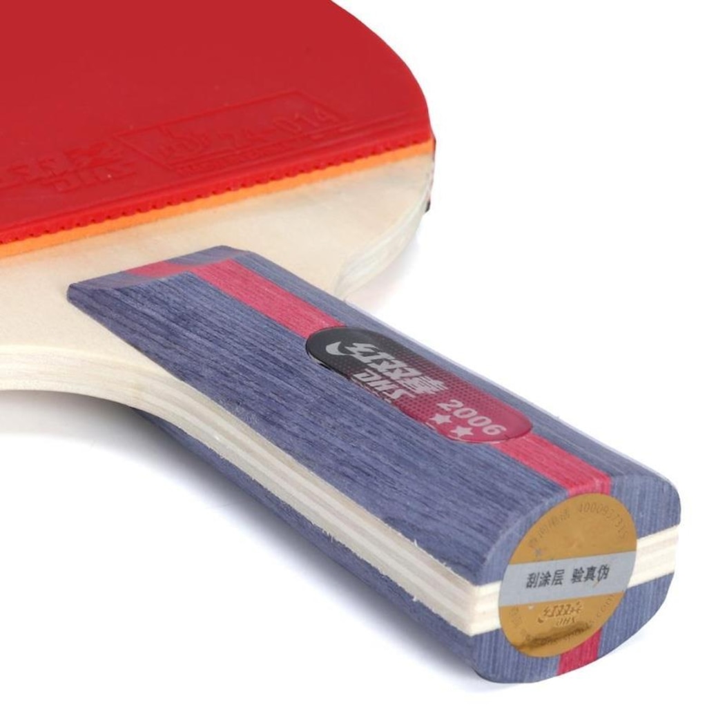 Imagem 4 do produto Raquete de Tênis de Mesa DHS Classineta H2006 ITTF Approved 2 Estrelas